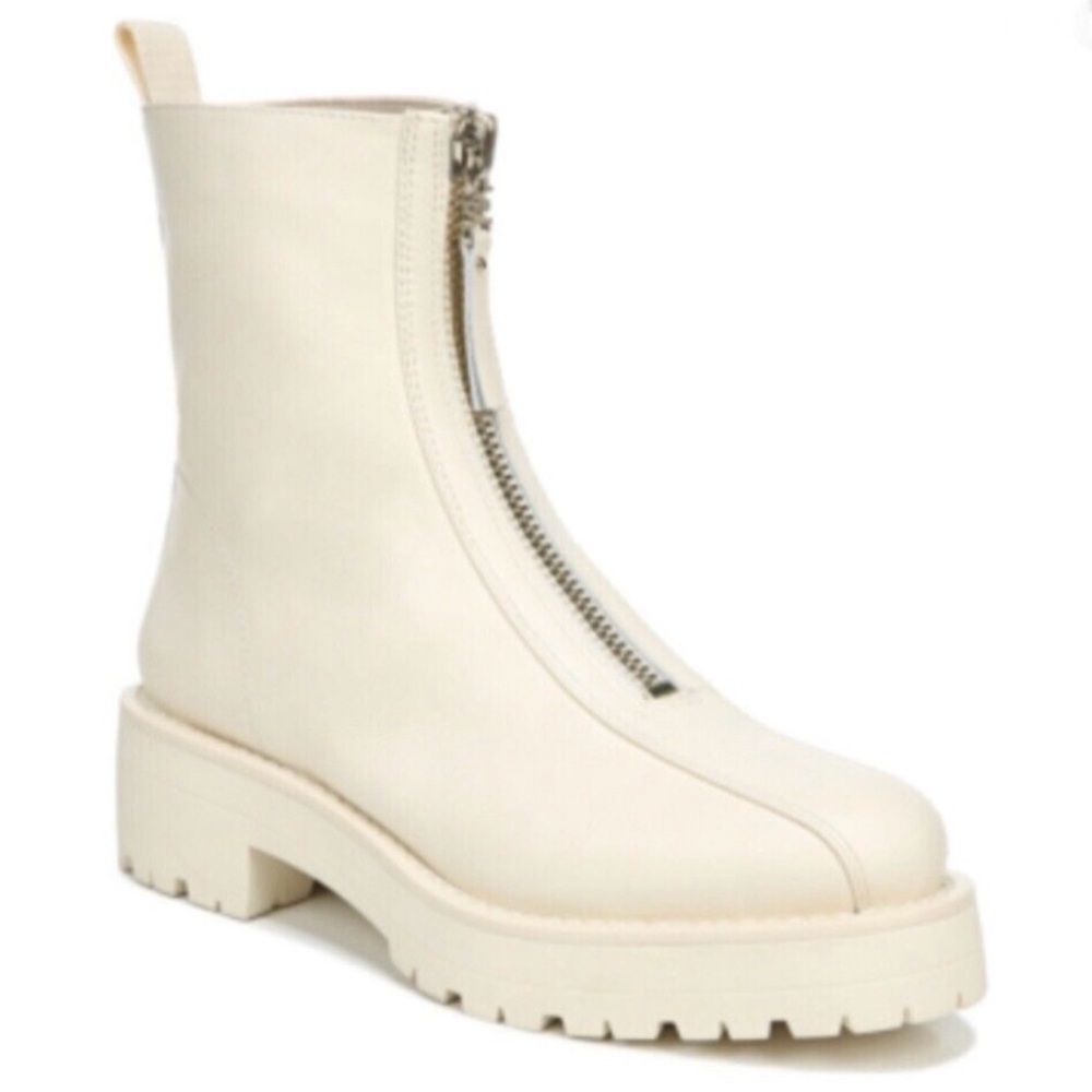 Sam edleman jaquie boots ivory leather